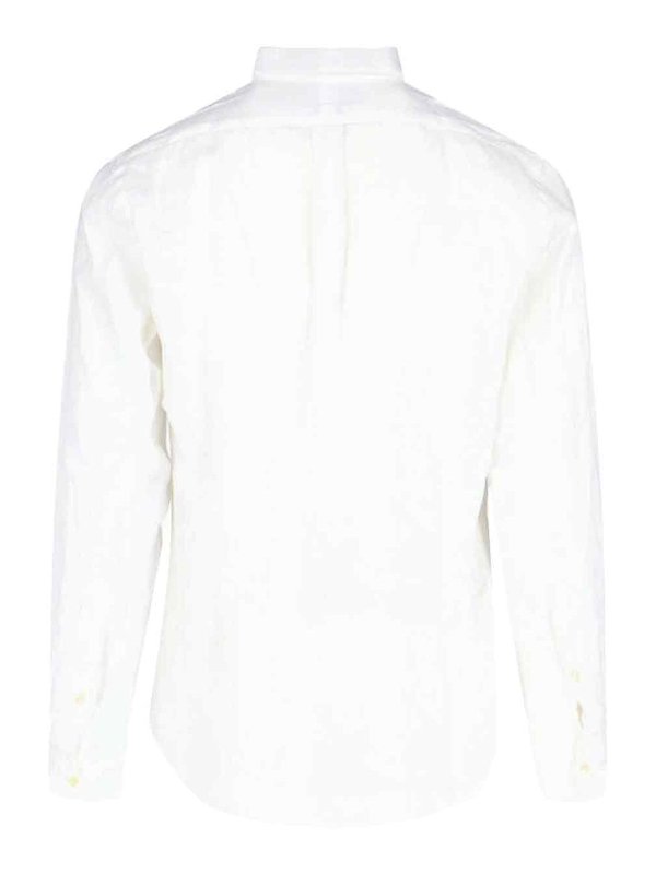 POLO RALPH LAUREN: shirts online - Linen logo shirt
