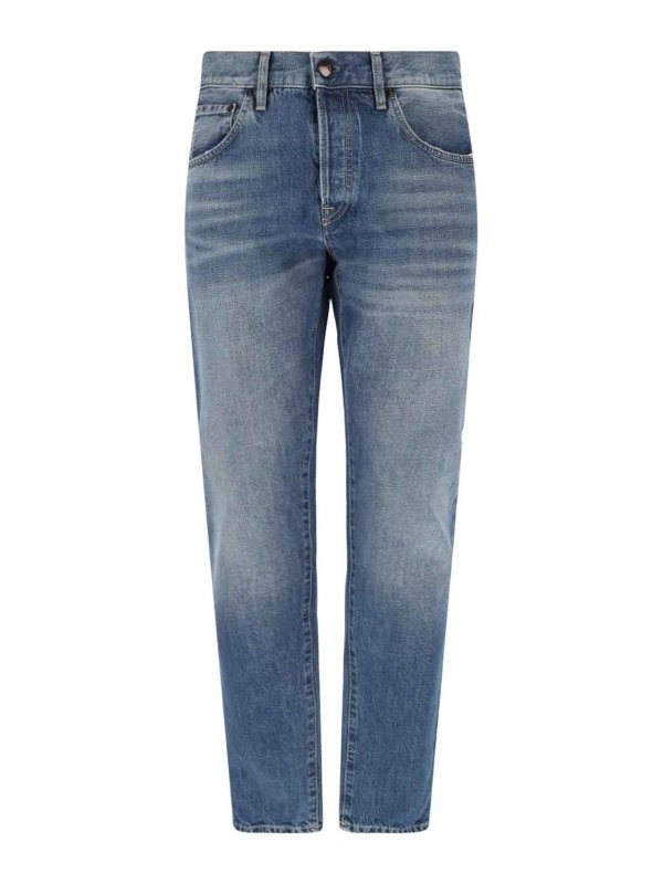 PT TORINO: Jeans Rectos - Vaqueros Rectos - Azul