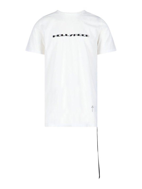 RICK OWENS: T-shirts - T-Shirt - Weiß