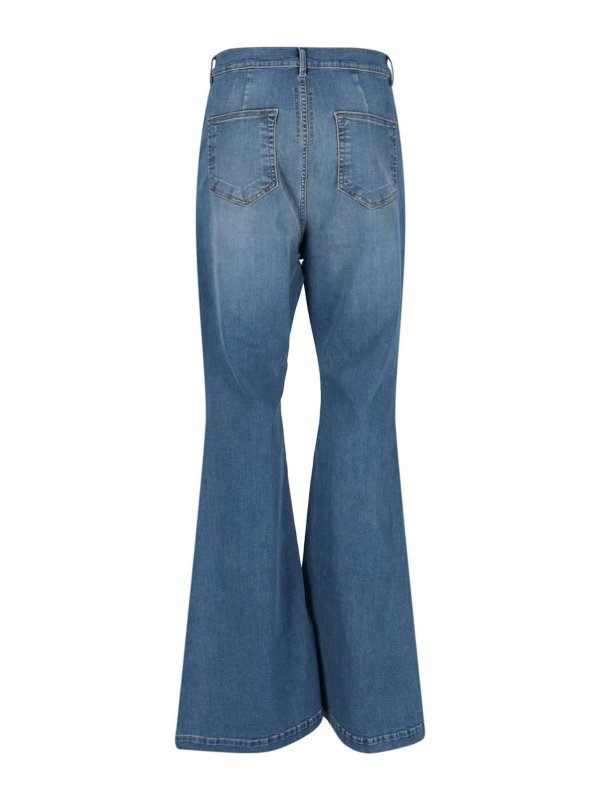 RICK OWENS: ブーツカットジーンズ online - ブーツカットジーンズ - ブルー