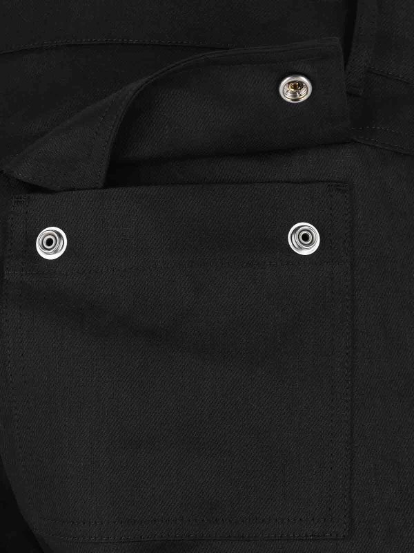 Straight pants in linen shop online: RICK OWENS