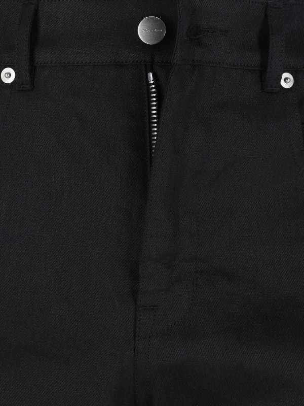 RICK OWENS buy online Straight pants in linen