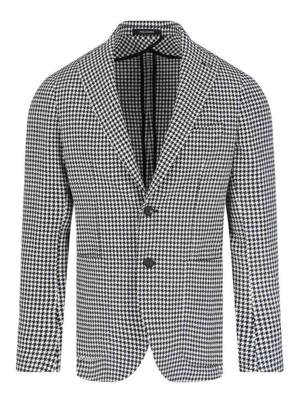 TAGLIATORE: blazers - Pier de Poule single -breasted blazer