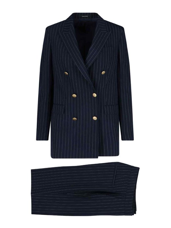 TAGLIATORE: Vestidos de gala - Traje - Azul