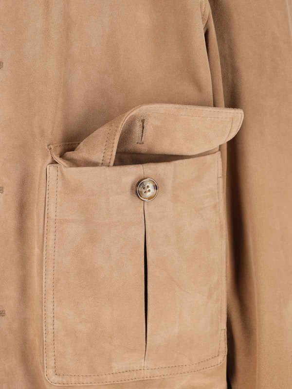 レザージャケット - ベージュ shop online: VALSTAR