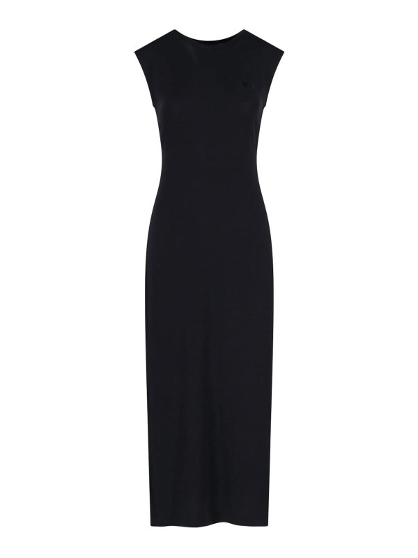 Y-3: Maxi robe - Maxi Robe - Noir