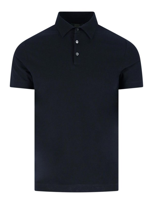 ZANONE: Poloshirts - Poloshirt - Blau