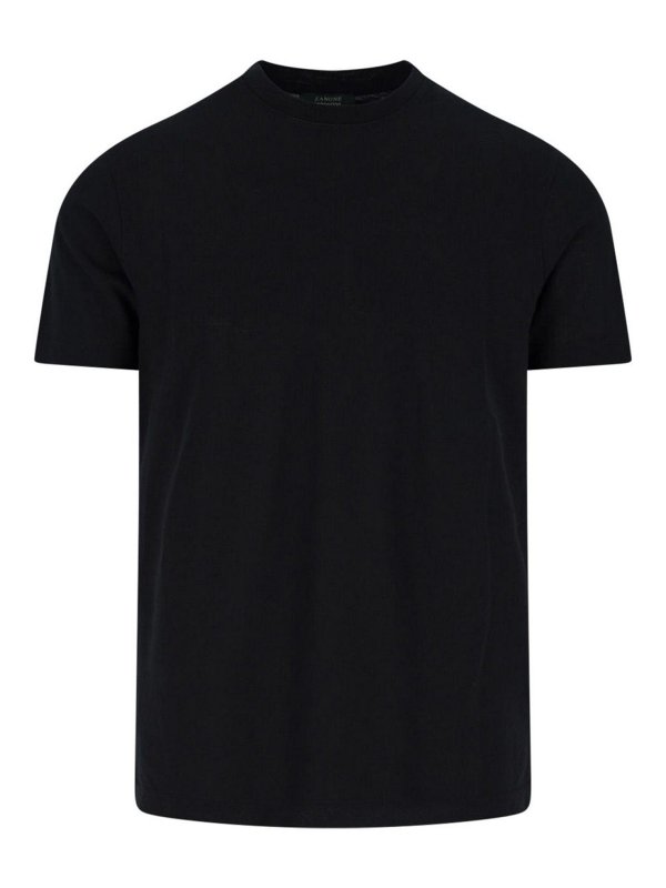 ZANONE: T-shirts - T-Shirt - Noir