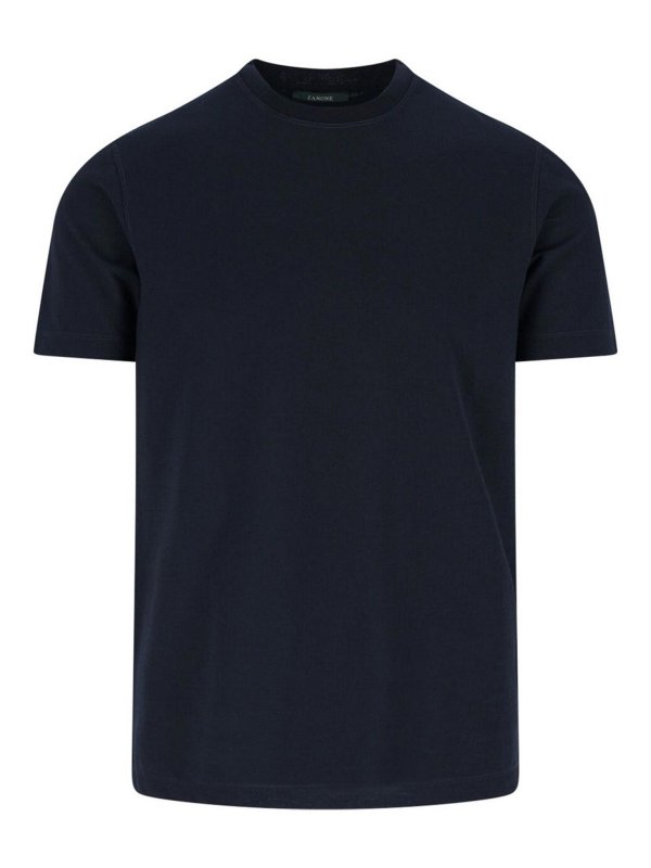 ZANONE: T-shirts - T-Shirt - Bleu