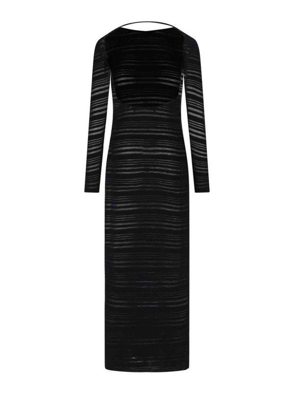 ANDREĀDAMO: knee length dresses online - Maxi shirt dress