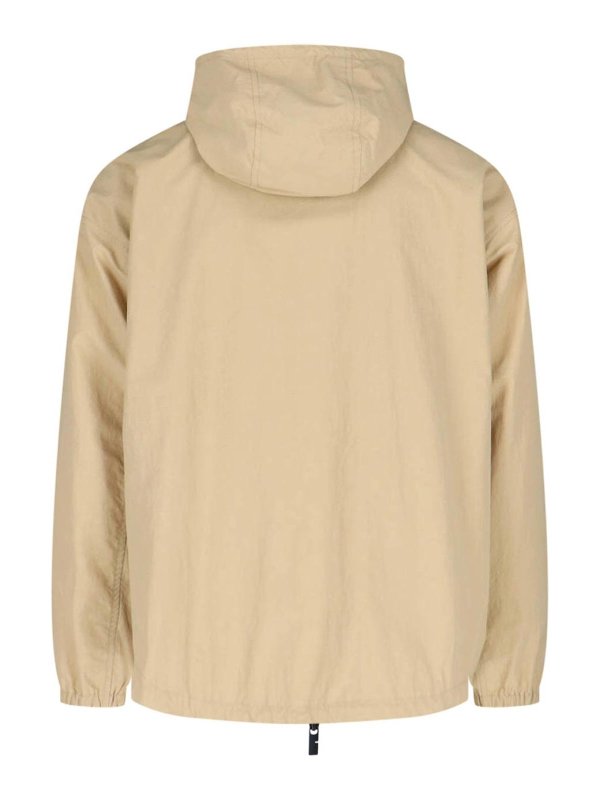 BURBERRY: casual jackets online - Logo zip jacket