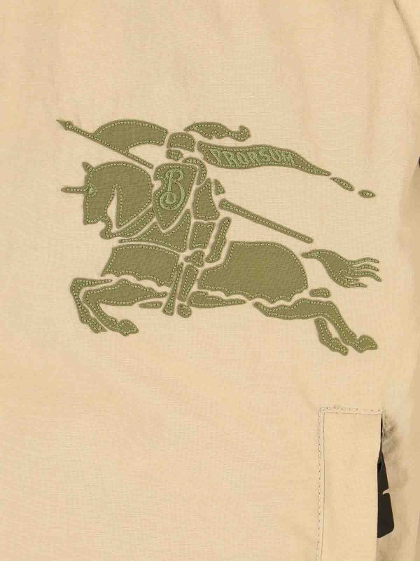 The Best Shops BURBERRY: casual jackets - Logo zip jacket