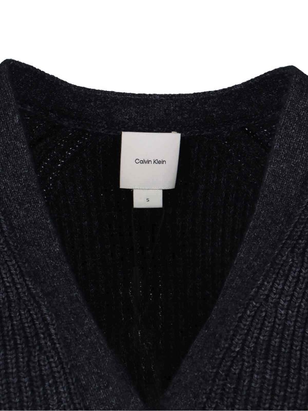 The Best Shops CALVIN KLEIN: cardigans - Cardigan Scollo A V