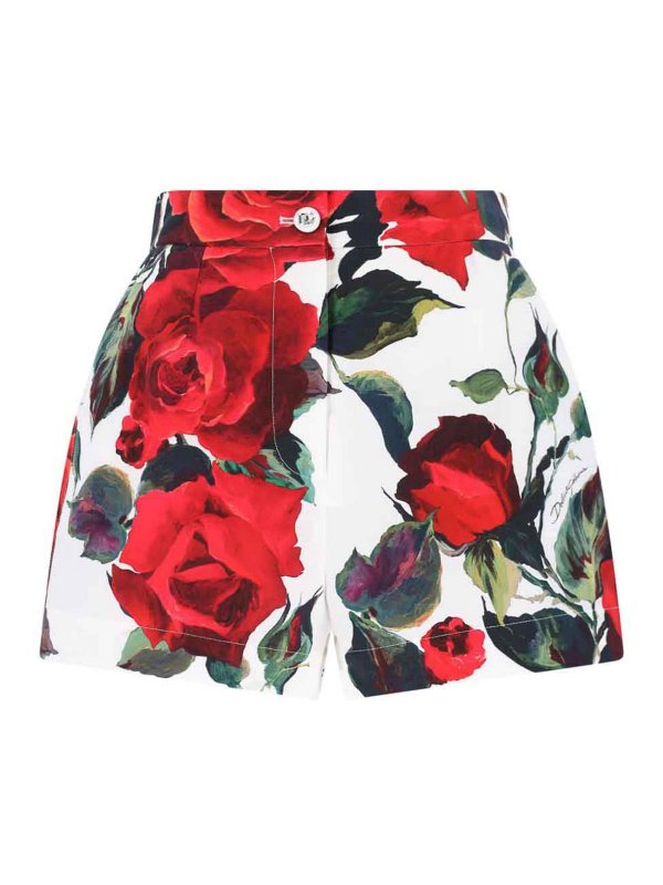 DOLCE & GABBANA: Shorts - Short - Blanc