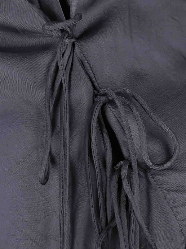 マキシドレス - グレー shop online: DRIES VAN NOTEN