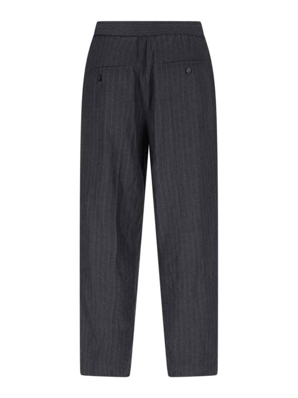 DUNST: pantaloni casual online - Pantaloni Ampi Gessati