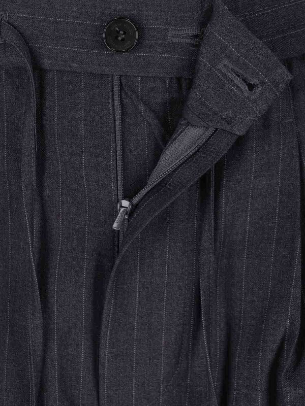 DUNST buy online Pantaloni Ampi Gessati