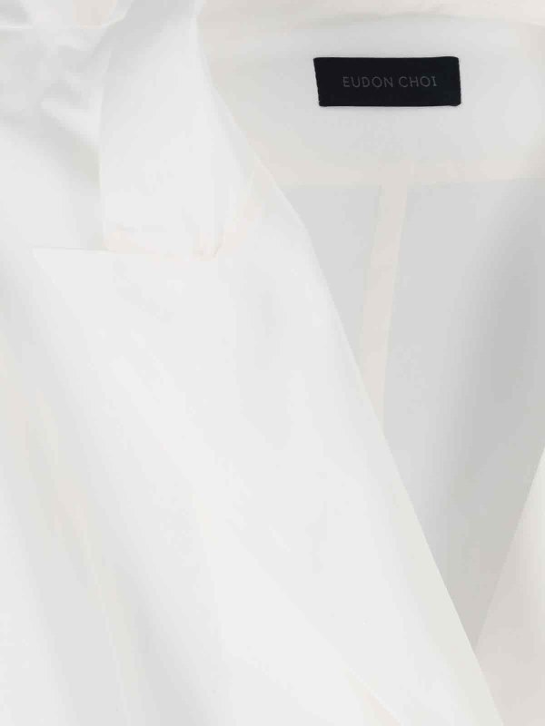 Top - Weiß shop online: EUDON CHOI
