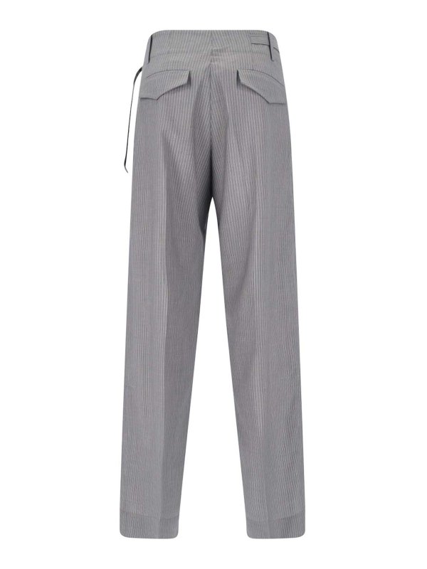 EUDON CHOI: カジュアルトラウザー online - カジュアルパンツ - グレー