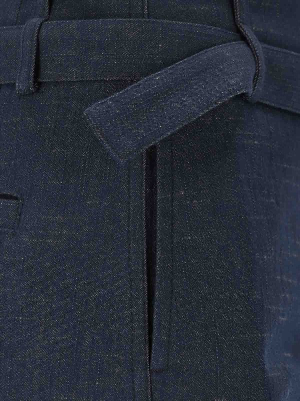 Casual Hose - Blau shop online: EUDON CHOI