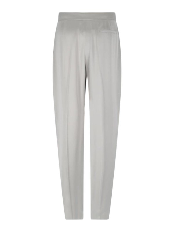 GIORGIO ARMANI: pantaloni casual online - Pantaloni a gamba dritta  In Seta