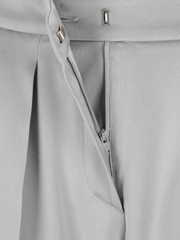 Pantaloni a gamba dritta  In Seta shop online: GIORGIO ARMANI