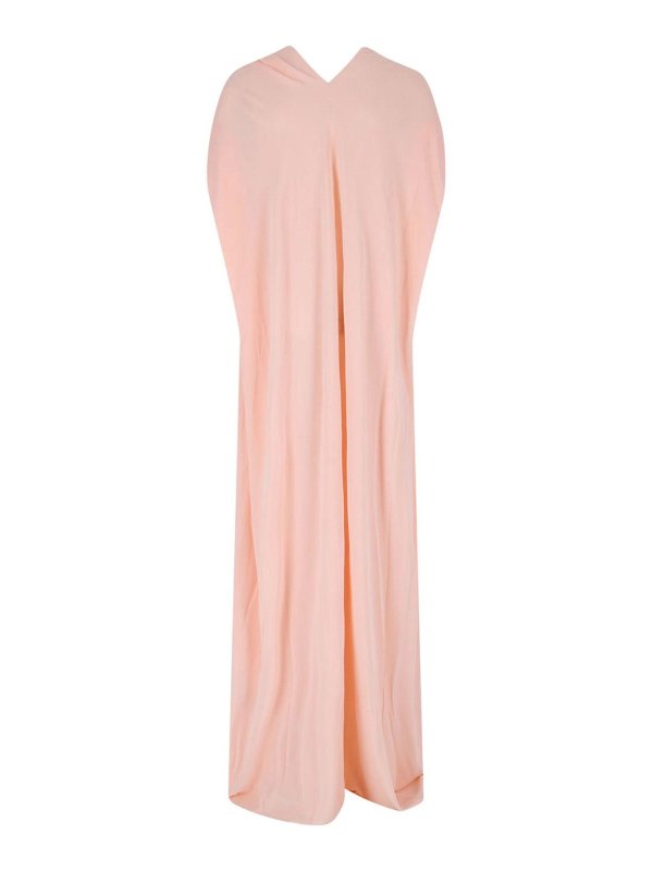 JIL SANDER: abiti lunghi online - Abito Maxi Drappeggiato