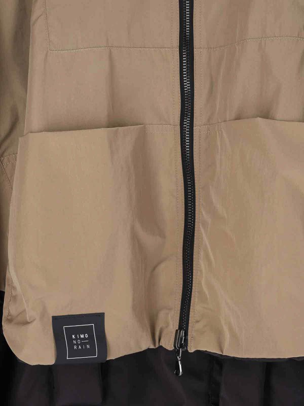 The Best Shops KIMONORAIN: casual jackets - Reversible waterproof jacket