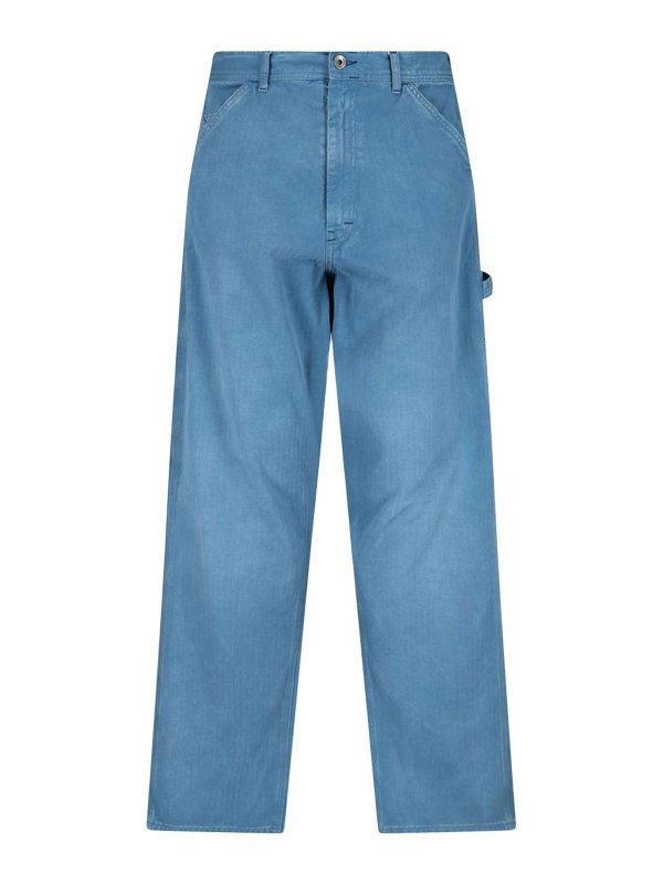 Maison Margiela: Bootcut - Bootcut Jeans - Blau
