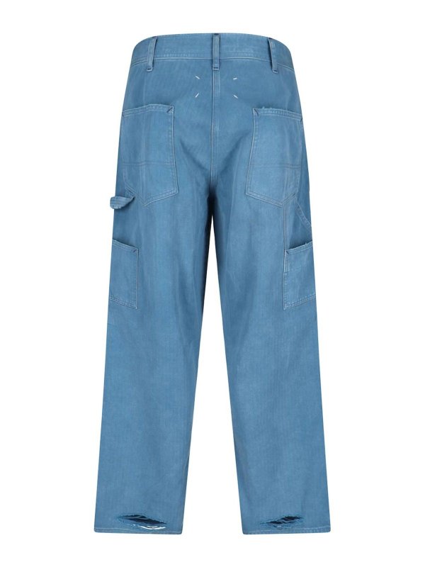 Maison Margiela: Bootcut online - Bootcut Jeans - Blau