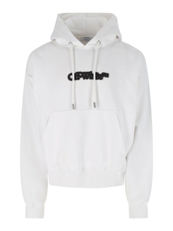 OFF-WHITE: Sweatshirts & Pulls - Sweat-Shirts - Blanc