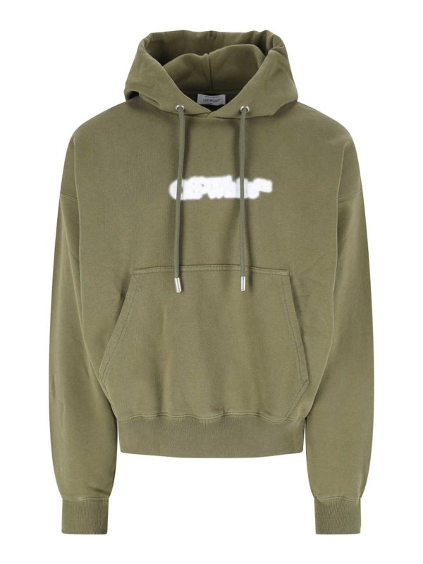OFF-WHITE: Sweatshirts & Sweaters - Hooded sweatshirt