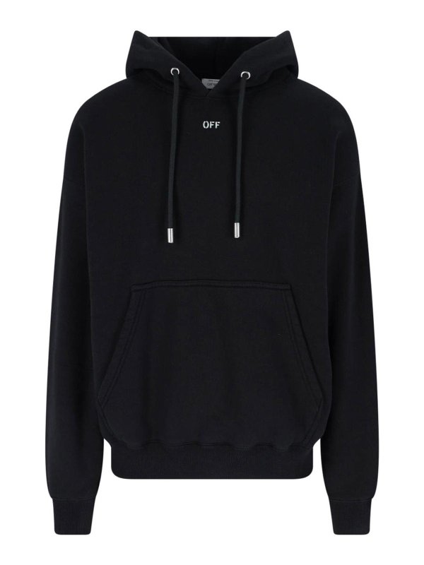 OFF-WHITE: Sudaderas y suéteres - Sudadera - Negro
