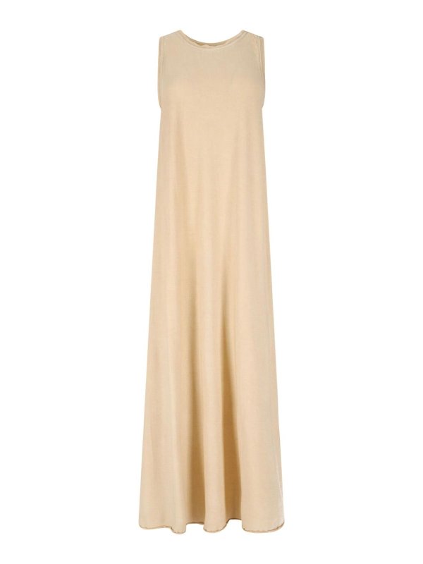 UMA WANG: Maxi robe - Maxi Robe - Beige