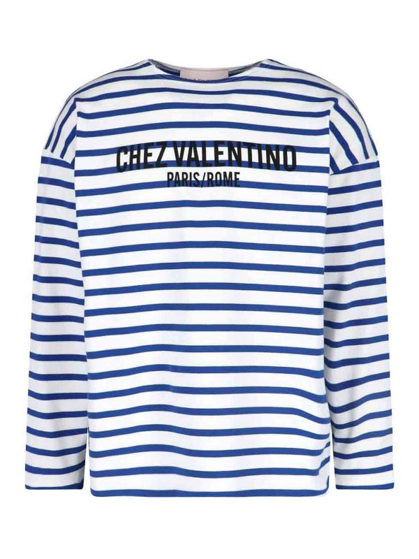VALENTINO: t-shirts - Striped shirt