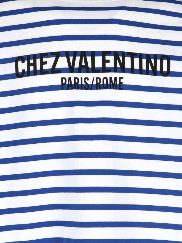 The Best Shops VALENTINO: t-shirts - Striped shirt