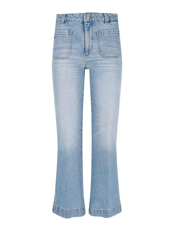 VICTORIA BECKHAM: ブーツカットジーンズ - ブーツカットジーンズ - ブルー