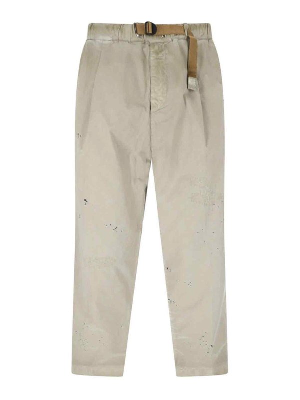 WHITE SAND: casual trousers - Straight trousers with belt