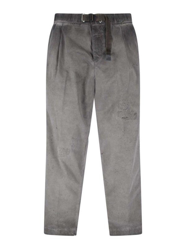 WHITE SAND: カジュアルトラウザー - カジュアルパンツ - 黒