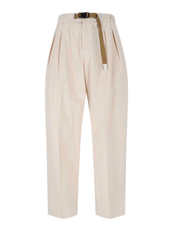 WHITE SAND: カジュアルトラウザー - カジュアルパンツ - ベージュ