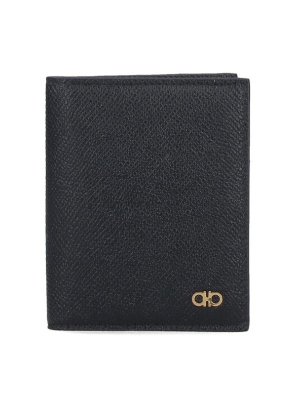 FERRAGAMO: Portemonnaies und Geldbörsen - Portemonnaie - Schwarz