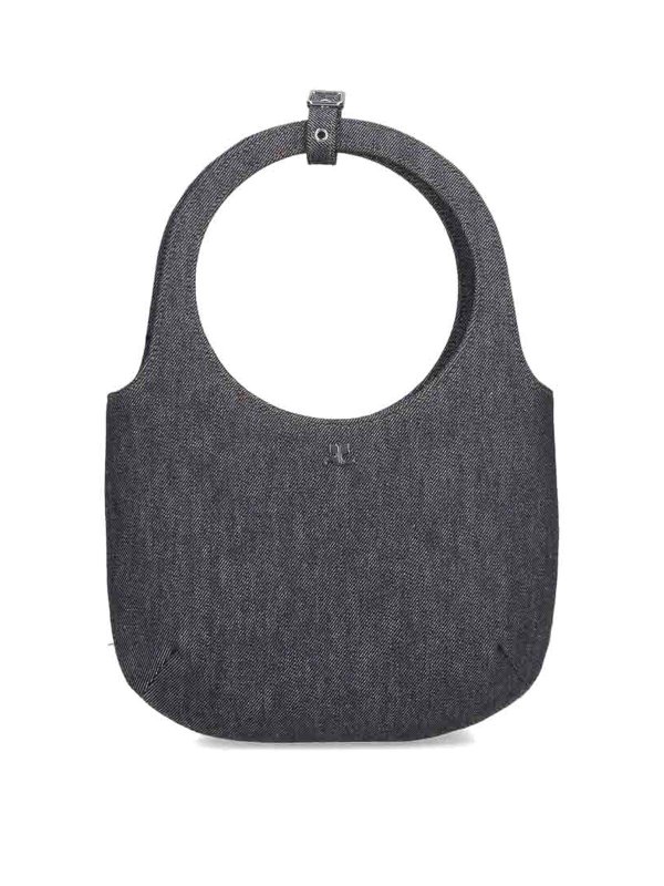 Courreges: borse a tracolla - Borsa A Mano In Denim