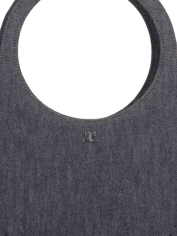 Borsa A Mano In Denim shop online: Courreges