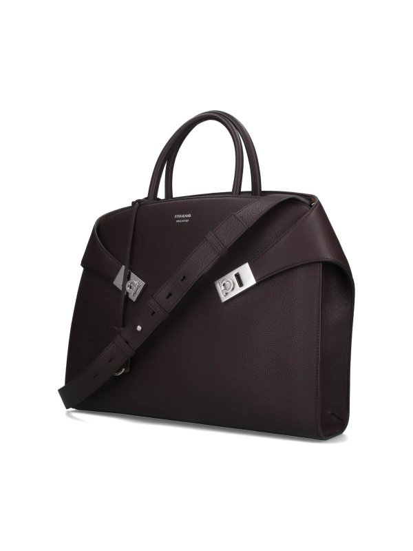 FERRAGAMO: Sacs ordinateur & Mallettes online - Mallette - Marron