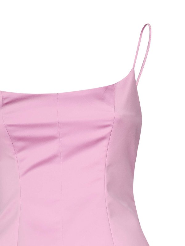 The Best Shops BLUMARINE: ショートドレス - 膝丈/ミディスカート - ヌードカラー