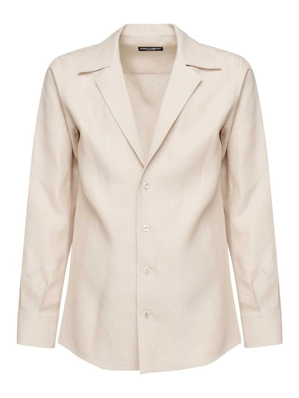 DOLCE & GABBANA: Camisas - Camisa - Beis