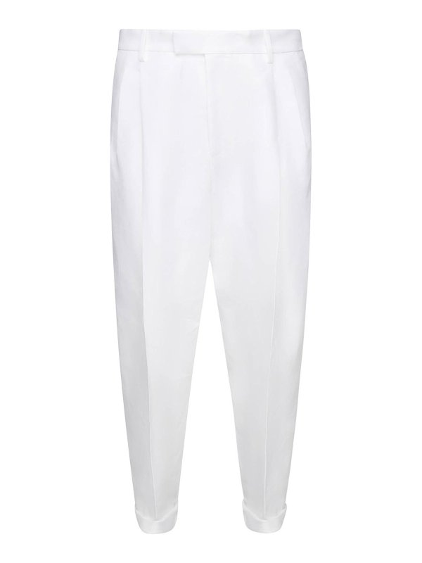 DOLCE & GABBANA: Casual Hosen - Casual Hose - Weiß