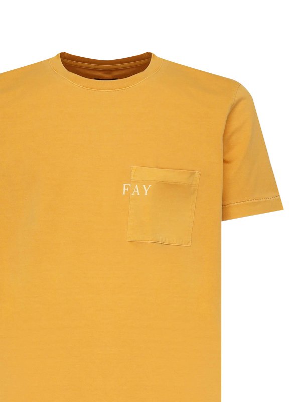 The Best Shops FAY: Tシャツ - Tシャツ - ダークイエロー