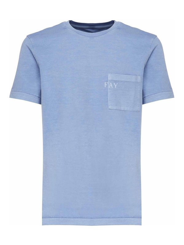 FAY: Tシャツ - Tシャツ - ブルー