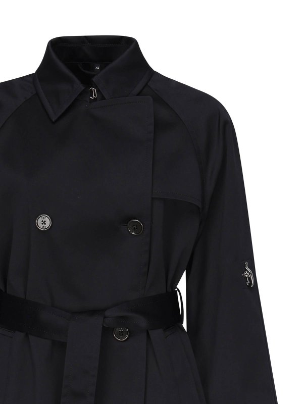 The Best Shops FAY: Capes &  Ponchos - Short Trench Coat In Wool And Cashmere